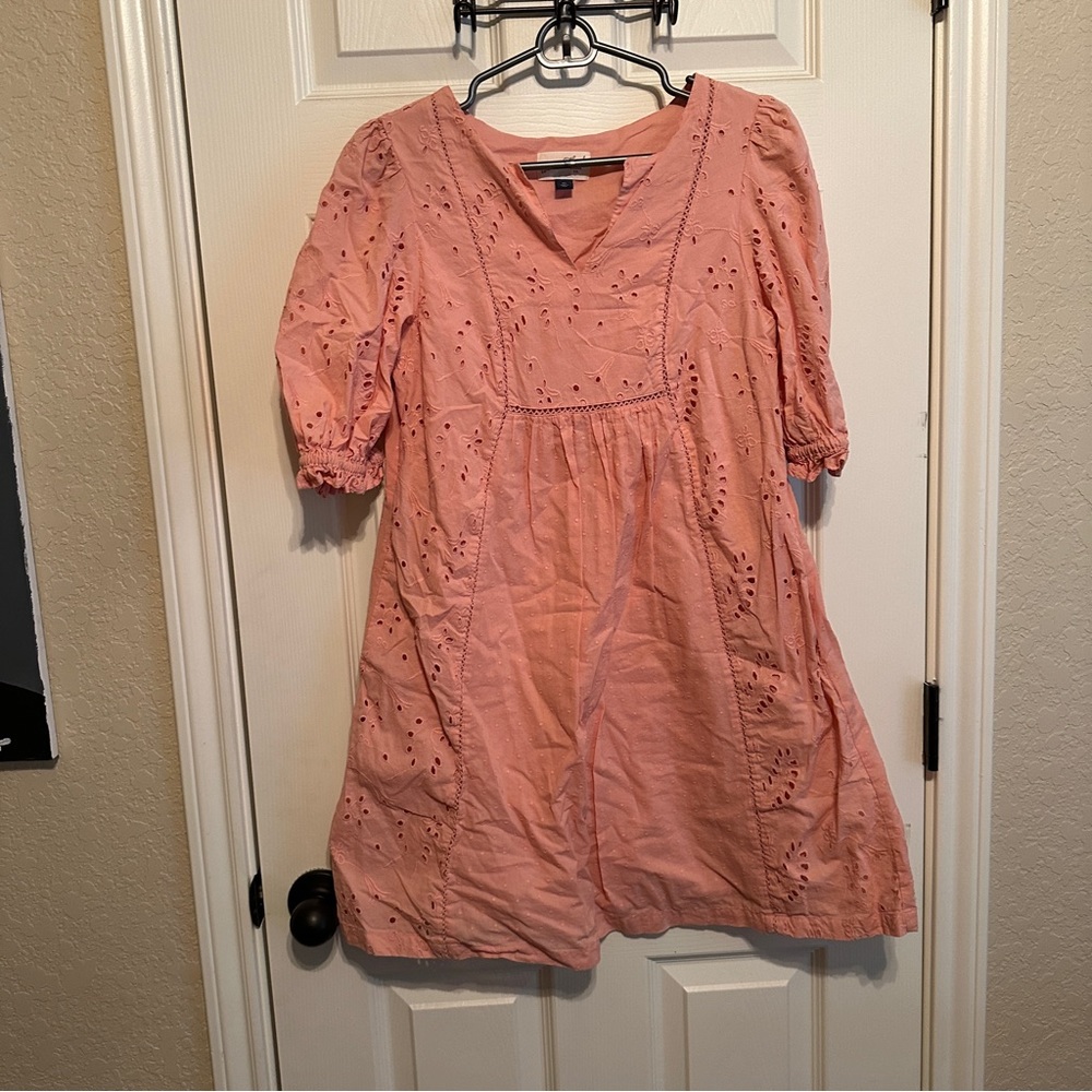 Pink target dress with puff sleeves!!